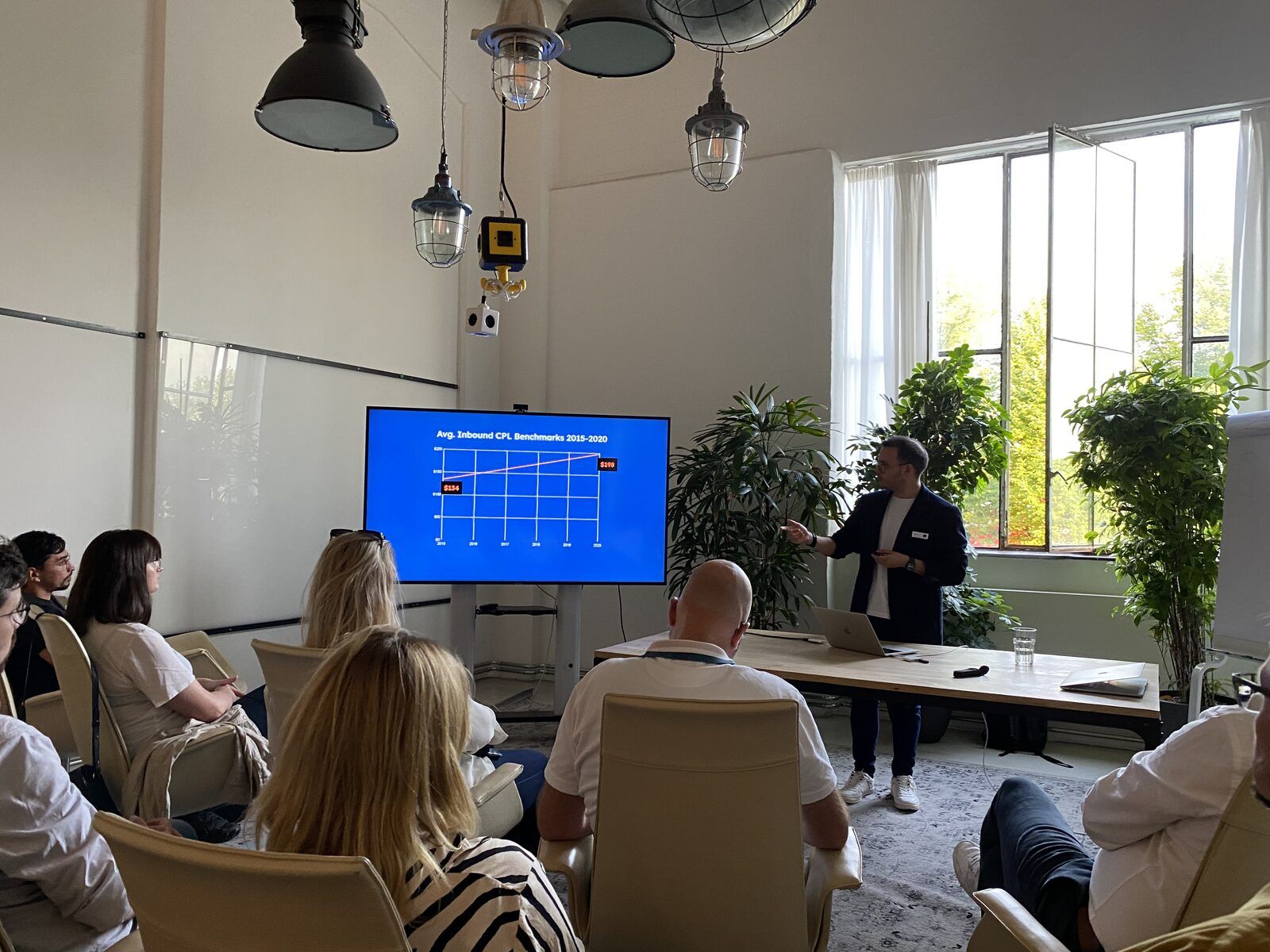 Vortrag bei der von MAI mediaworx organisierten HubSpot User Group Berlin in unserem Büro