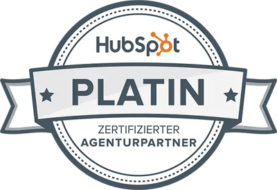 HubSpot Platin Partnerabzeichen